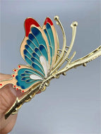 Butterfly Large Metal Hair Clip Gripping