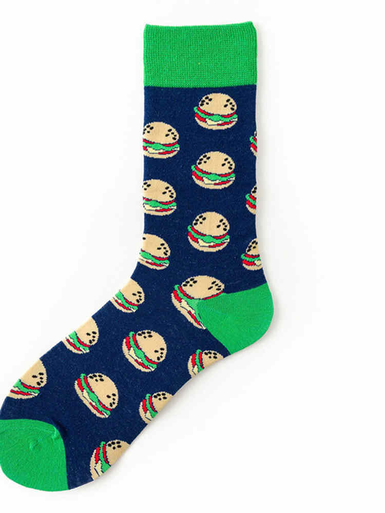 Hamburger Pattern Unisex Socks