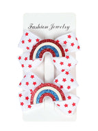 Children's Independence Day Bow Hair Clip