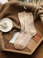 Bear Coffee Color Series Women's Socks