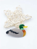 Bird Hairpin Animal Elements Mandarin Duck Swallow Catcher