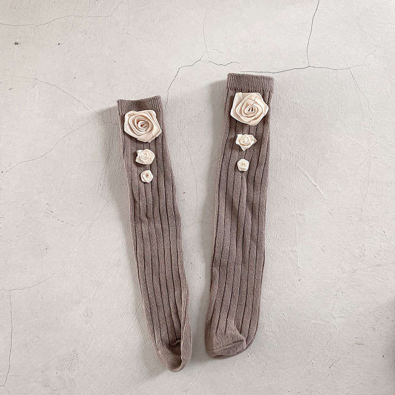 High Quality Flower Baby Thigh Socks