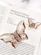 Transparent Butterfly 2-Pack Hair Clips