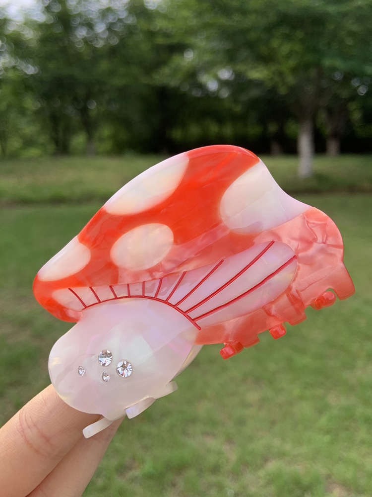 Cute Mushroom Hairpin for Girls