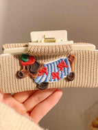 Puppy Square Hair Clip