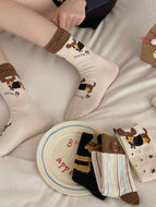 Dachshund Cartoon Women's Socks