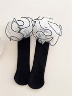 Bow Mid-calf Kid Socks