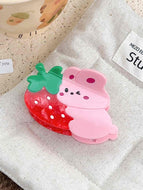 Strawberry Rabbit Animal Cartoon Hair Clip