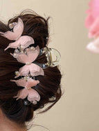 Butterfly Beaded Hair Clip