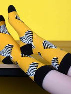 Zebra Head Print Unisex Socks