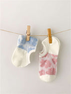 Patchwork Floral Socks Low Rise Sock