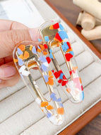 Dopamine Color Transparent Hairpin