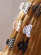 Pumpkin Print Small Hair Clip