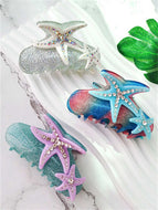 Starfish Glitter Girls Hairpin Gift