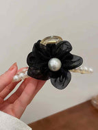 Flower Pearl Girls Hair Clip