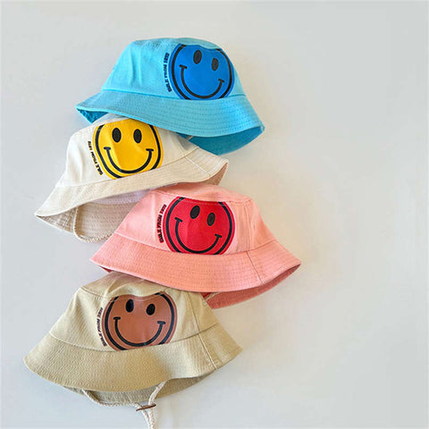 Children's Sun Hat Smiley Fisherman Hat