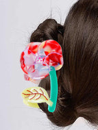 Colorblock Flower Creative Hairpin