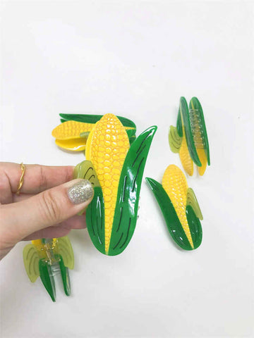 Fun and Creative Corn and Vegetable Hairpins