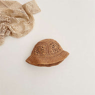 Children's Fisherman Hat Hand-woven Hollow Hat