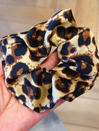 Leopard Print Large Intestine Ring Hair Tie