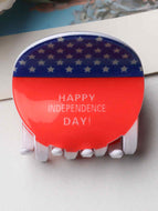 American Flag Hair Clip