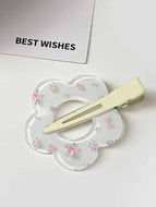 Jelly Color Flower Cute Clip