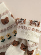 Mid-tube Bear Socks for Women