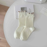 Lolita Solid Color Women's Socks