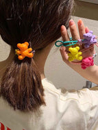 Colorful Bear Hair Rope Rubber Band