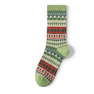 Colorblock Ethnic Style All-match Women's Socks