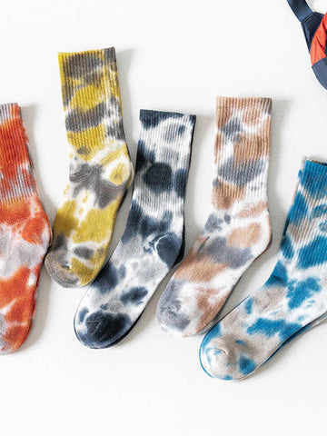 Tie-dyed Unisex Socks