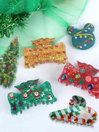 Colorful Candy Christmas Hair Clip