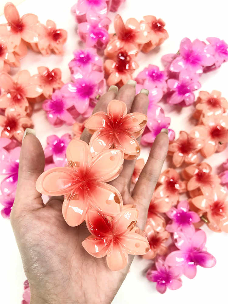 Candy Colored Flower Hair Clip