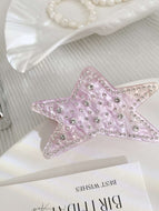 Full Diamond Star Hair Clip