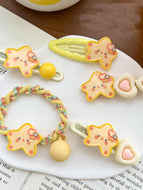 Children's Yellow Series Star Hairpin Rubber Band