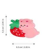 Strawberry Rabbit Animal Cartoon Hair Clip