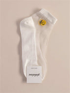 Yellow Smiley Face Socks