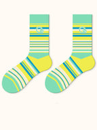 Colorful Striped Mid-calf Socks