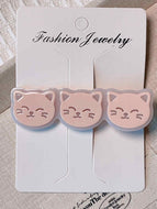 Three Cute Cat Hairpins