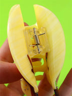 Yellow Acetate Party Hair Clip