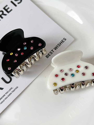 Small Hairpin with Colorful Rhinestones