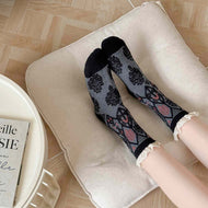 Embossed Vintage Women's Socks