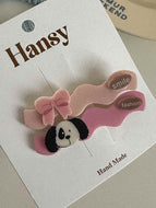 Cute Cartoon Rabbit Bear Star Hairpin Bangs Clip