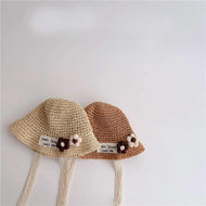 Flower Straw Hat Children's Sun Visor