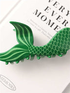 Gradient Color Mermaid Tail Hair Clip Acetate