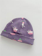 Children's Printed Cotton Ear Protection Hat