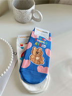 Little Bear Rainbow Short Socks