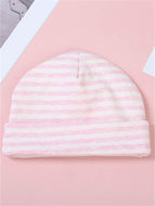 Striped Pure Cotton Fetal Caps for Boys and Girls