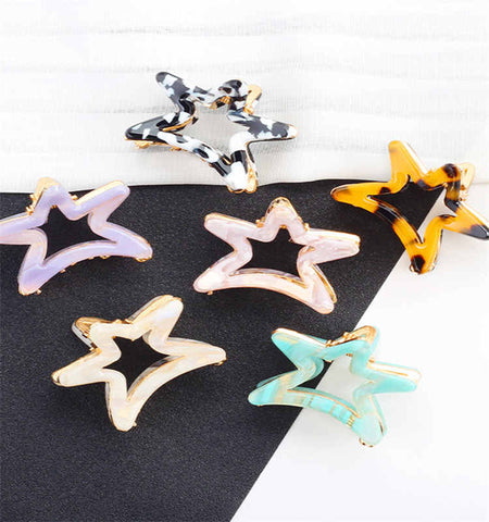 Star Shape Cute Women's Hairpin