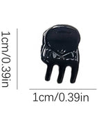 10-pack Mini Black Bangs Clips